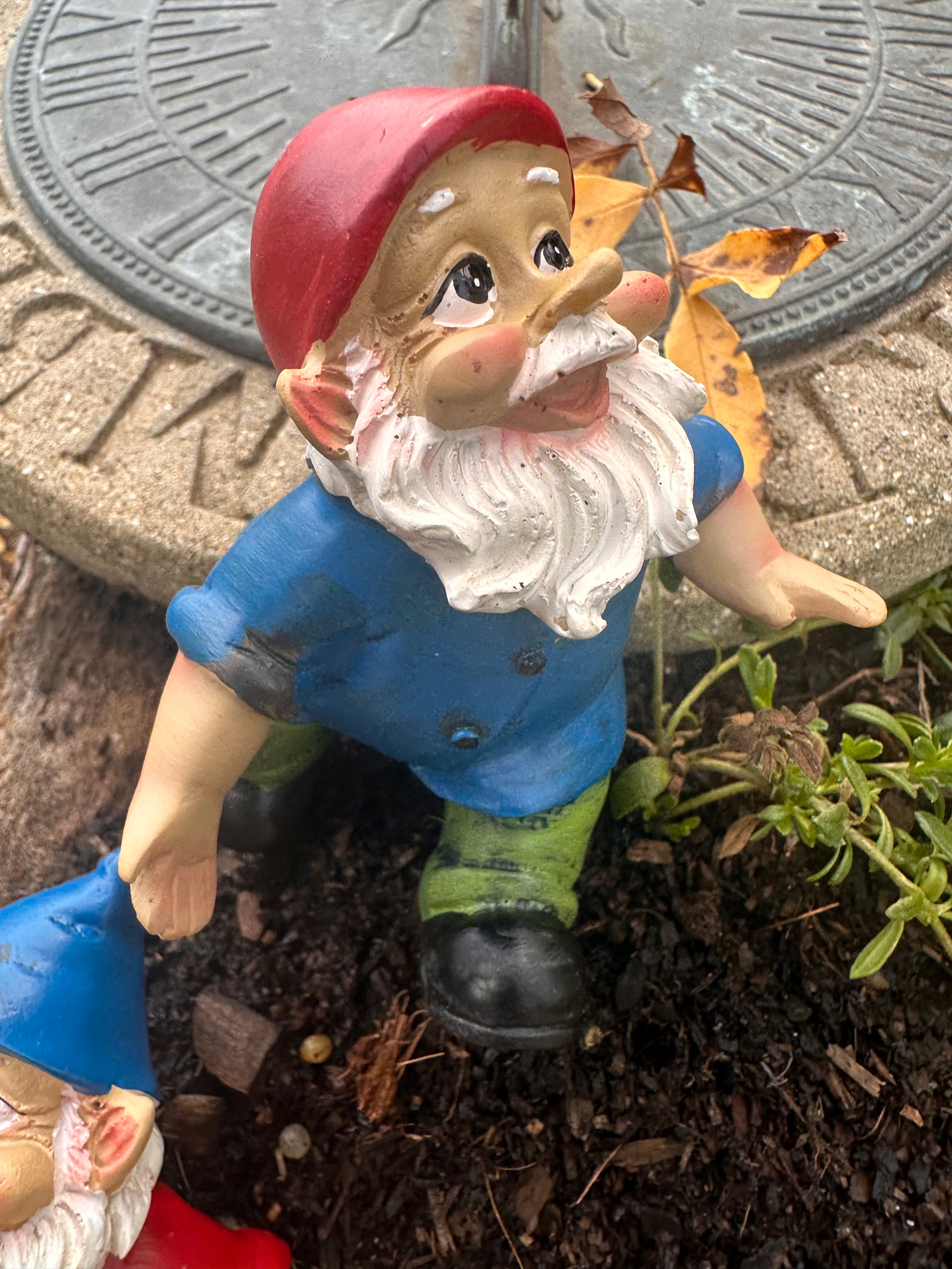 Garden Gnome pot sitters image 6