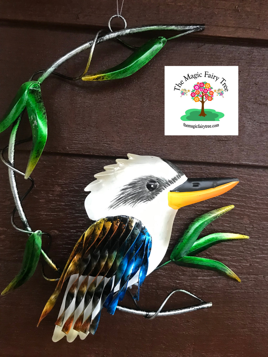 Kookaburra on a branch wall art image 0