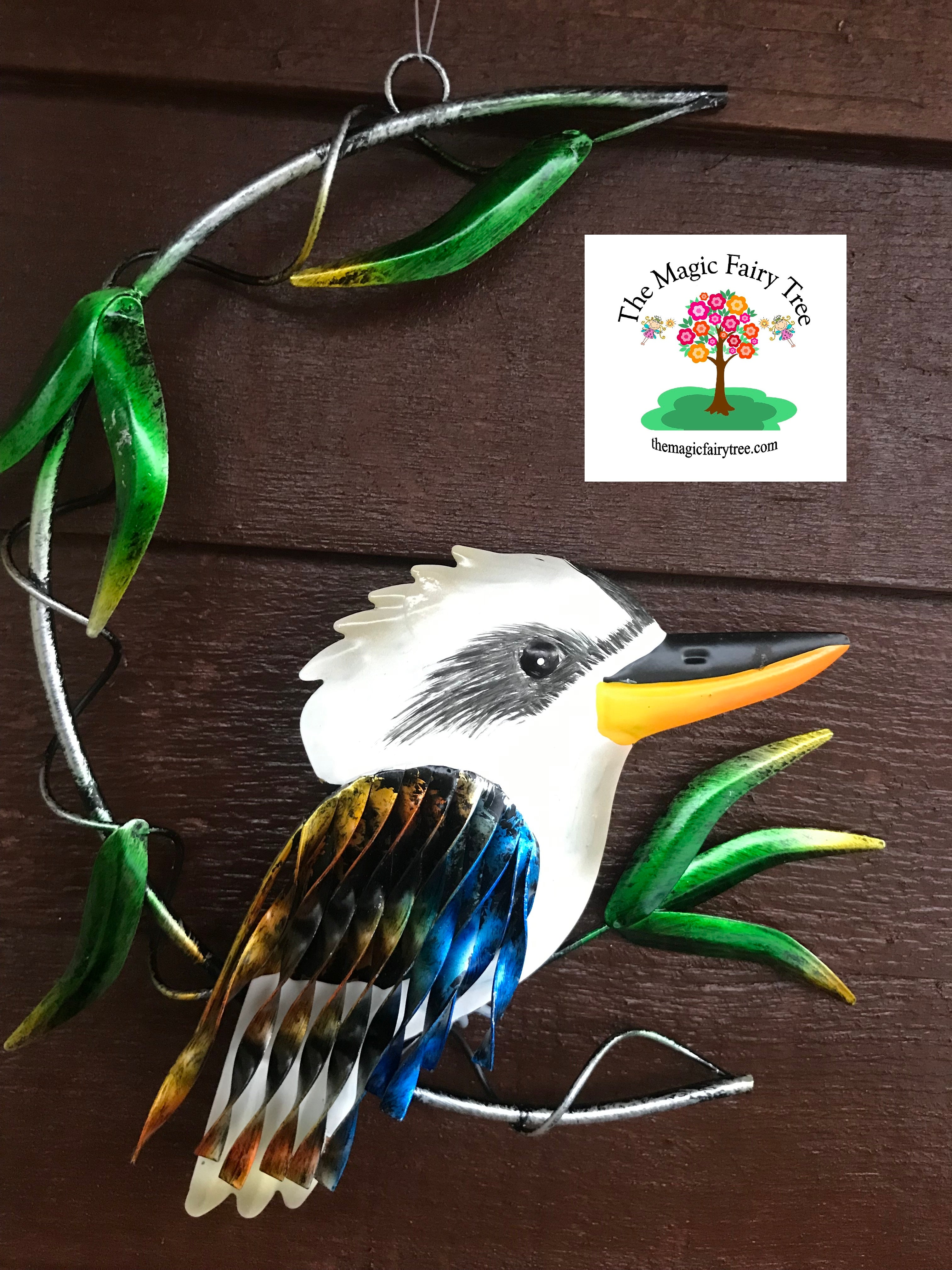 Kookaburra on a branch wall art image 0