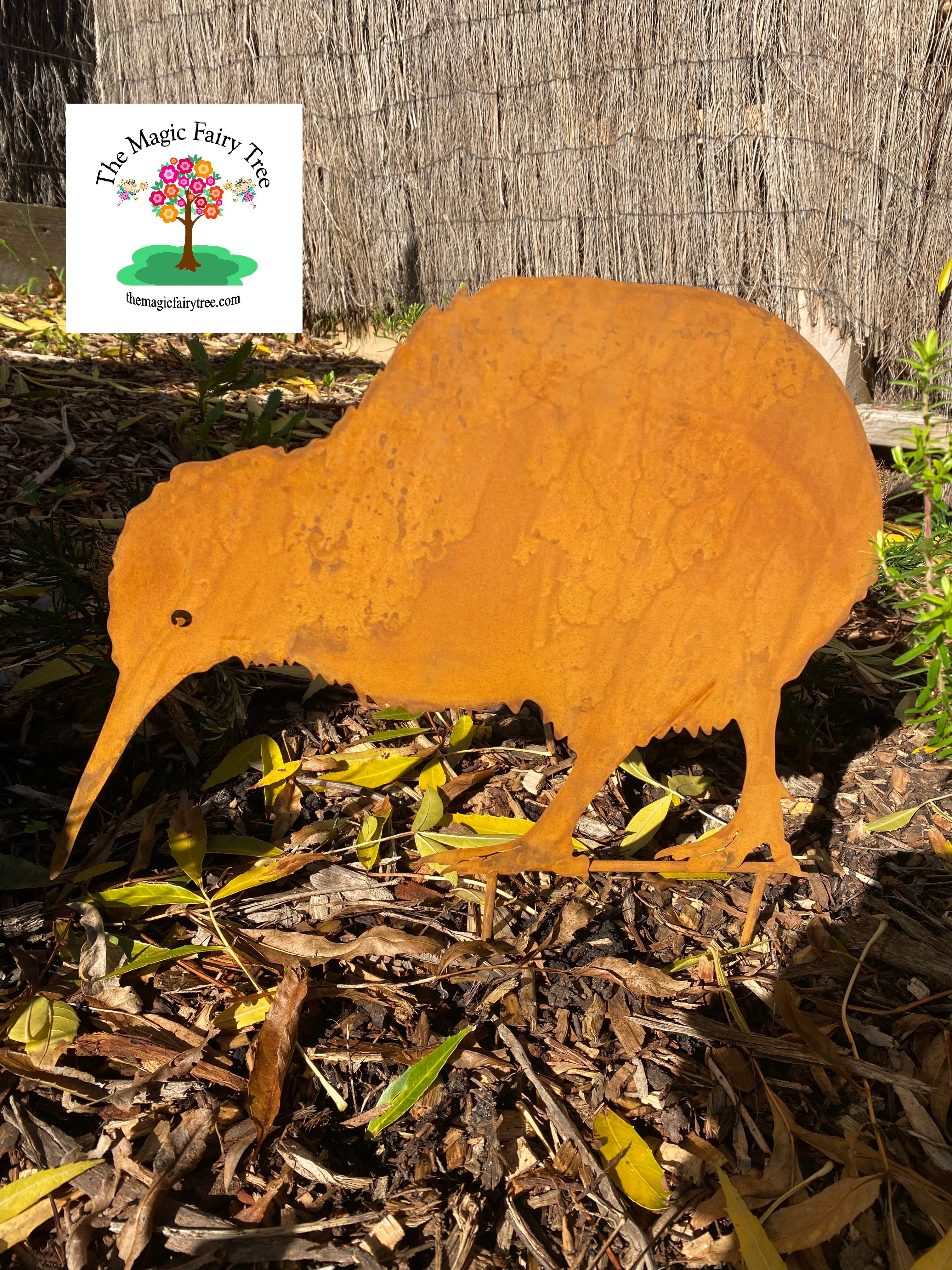 Metal Kiwi Garden Stake image 0