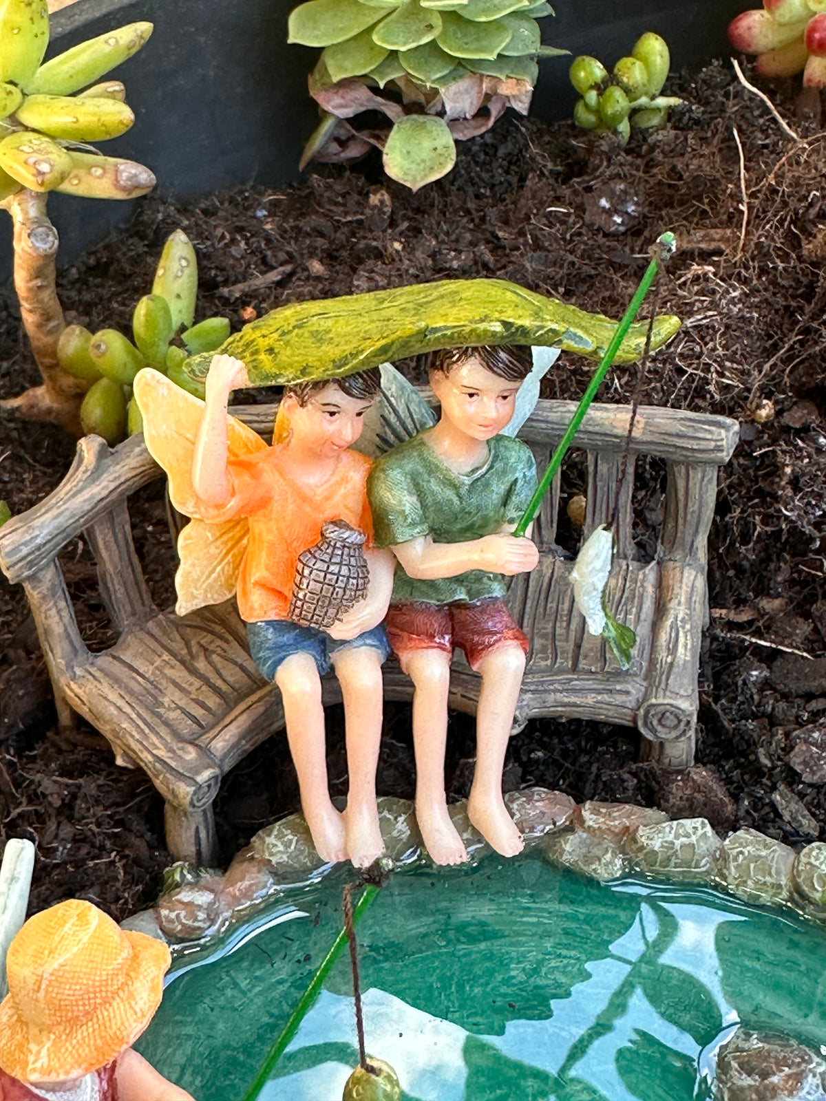 Fishing Fairy Friends with Pond