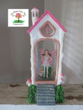 Fairy House Lantern - Pink Fairy Design image 0