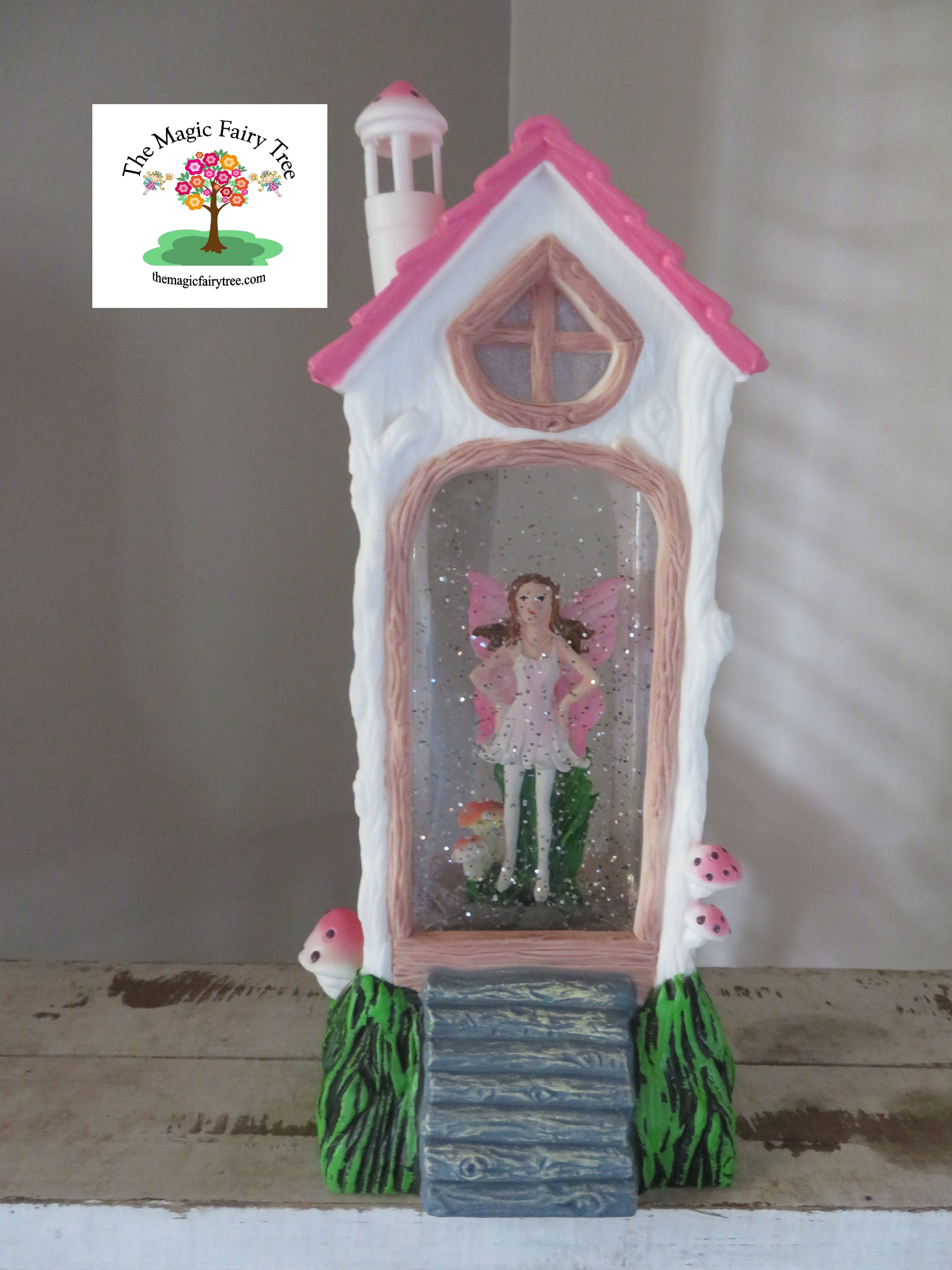 Fairy House Lantern - Pink Fairy Design image 0