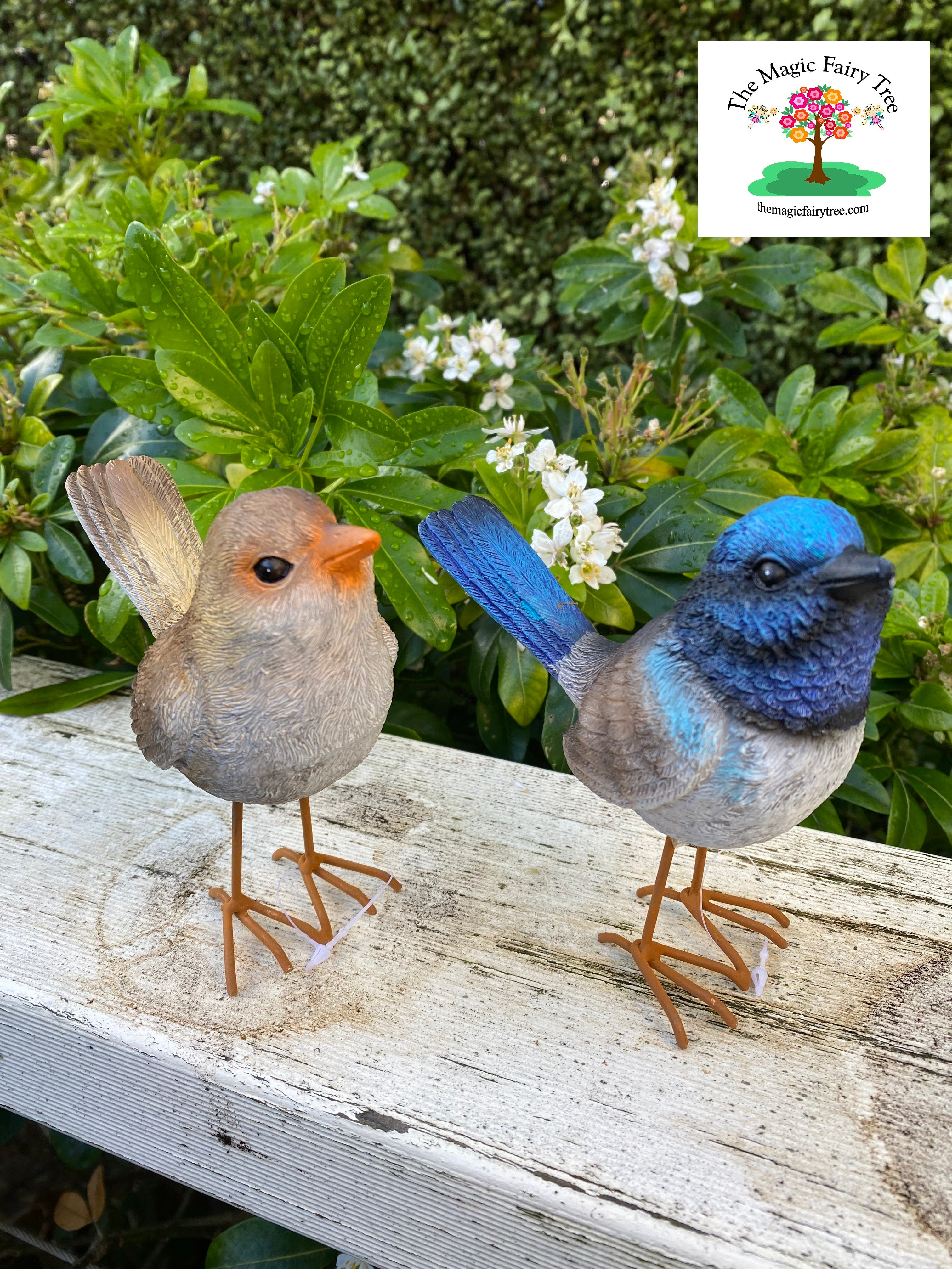 Fairywren wren garden decor image 0