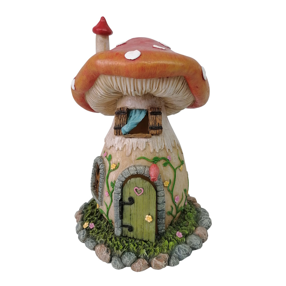 Red Mushroom House with opening door image 0