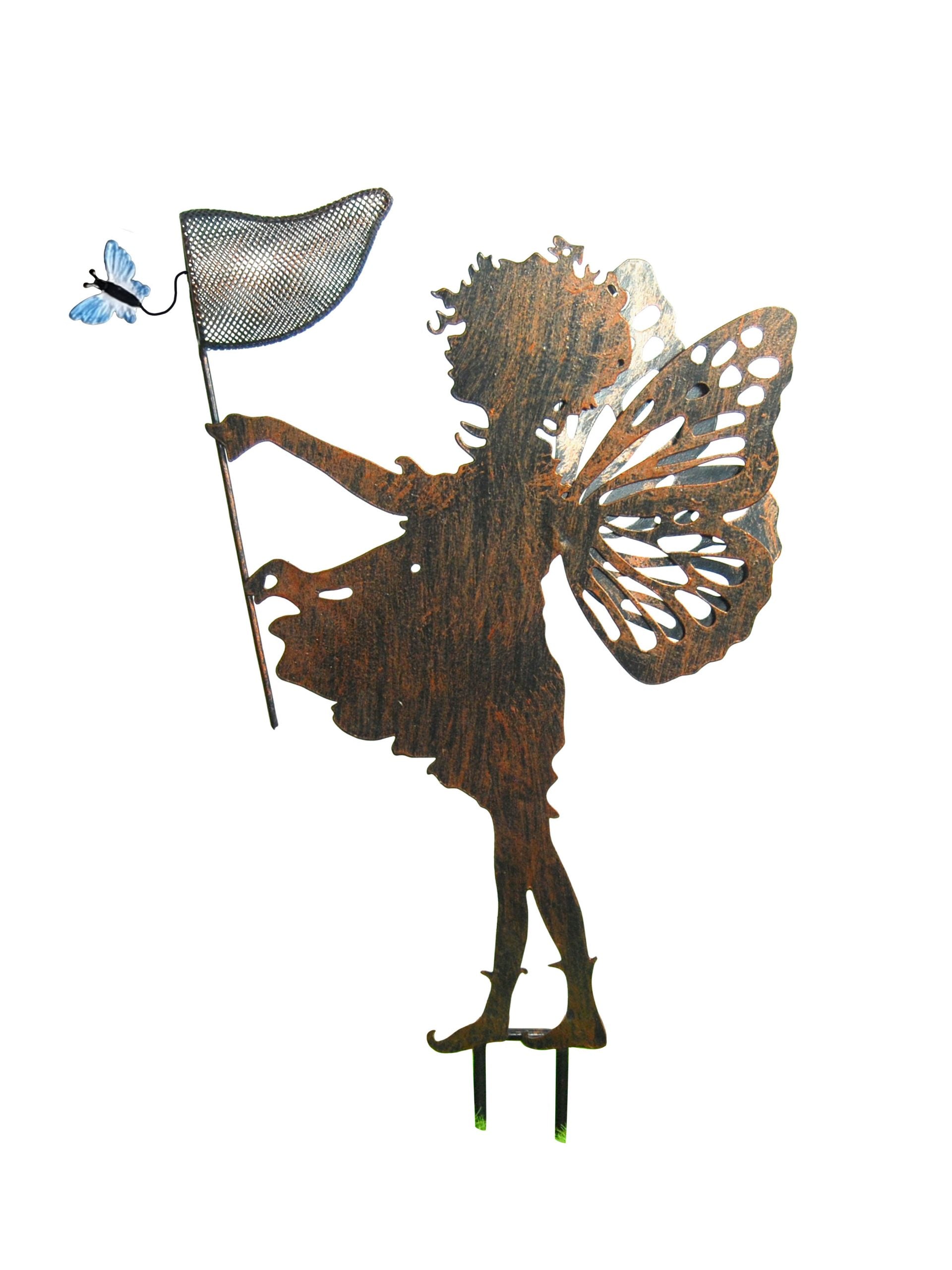 Butterfly Catcher Metal Fairy Stake image 2