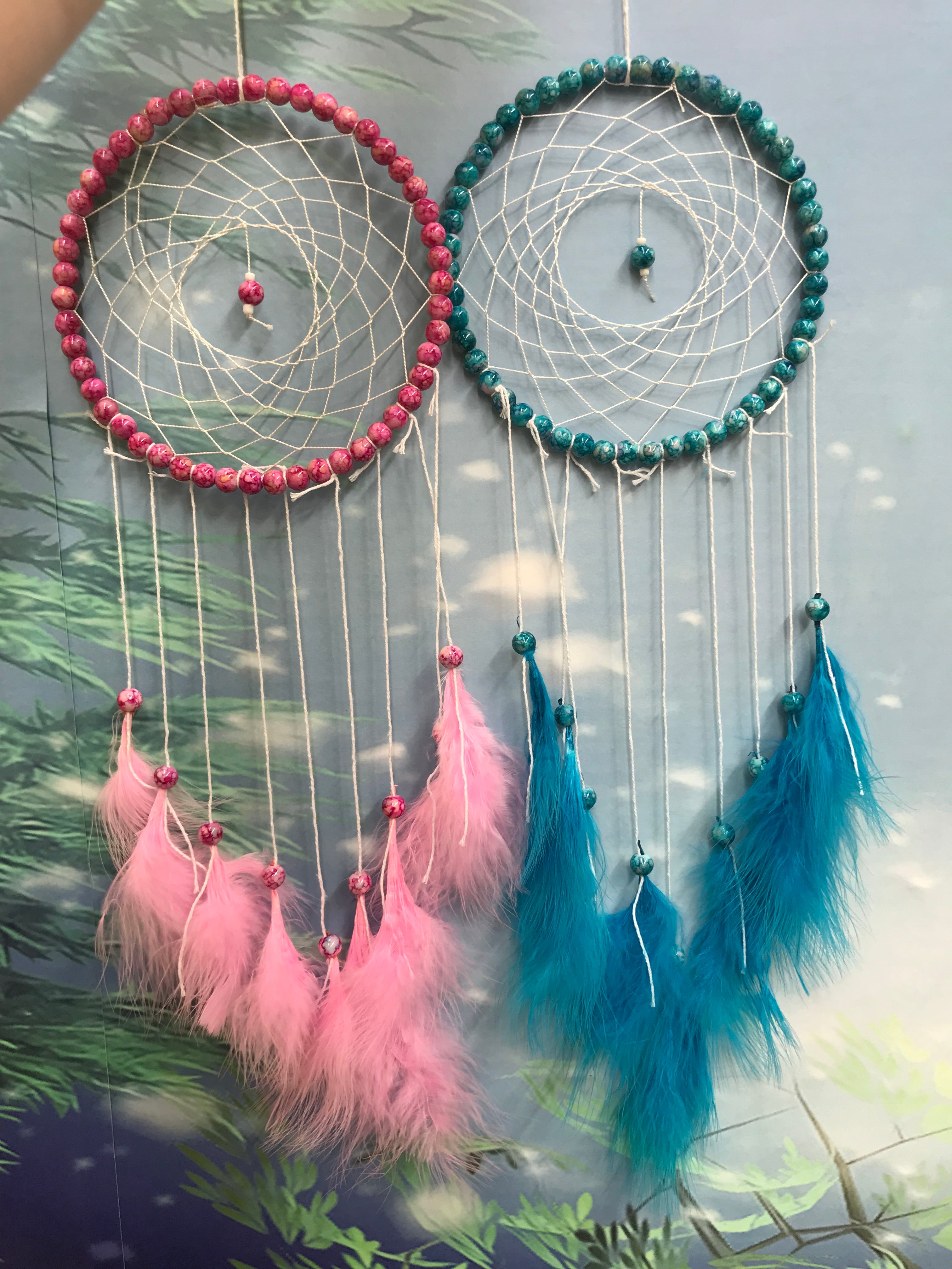 15cm bead dreamcatcher image 0