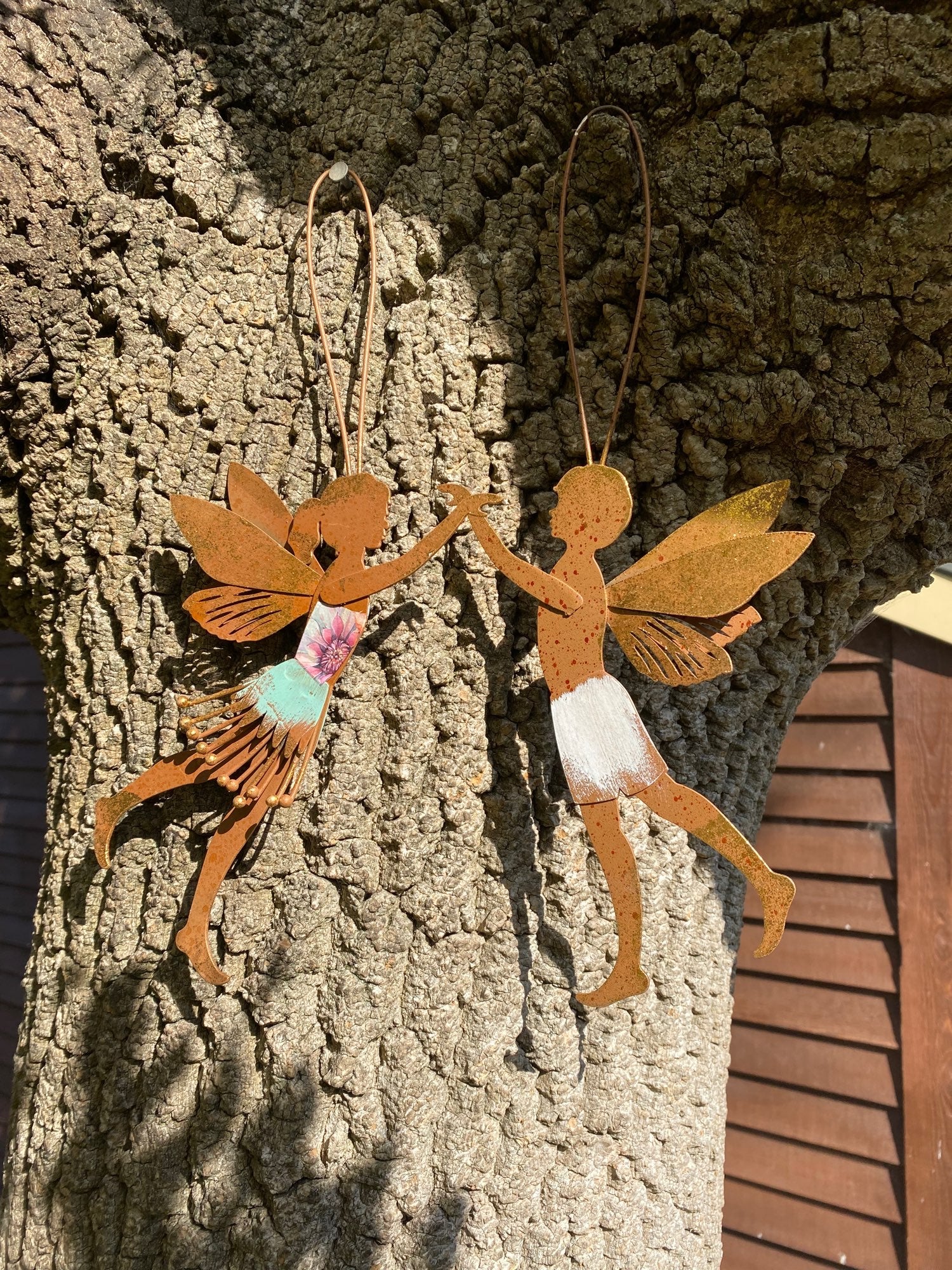 Metal Pixie Fairy and Elf Fairy Hangers Wall Art image 3