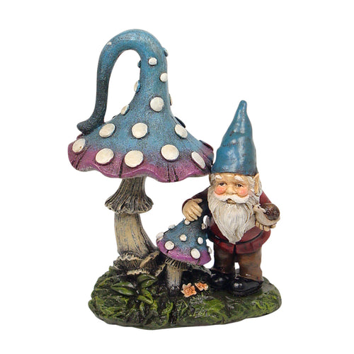13cm mystic mushroom with gnome image 2