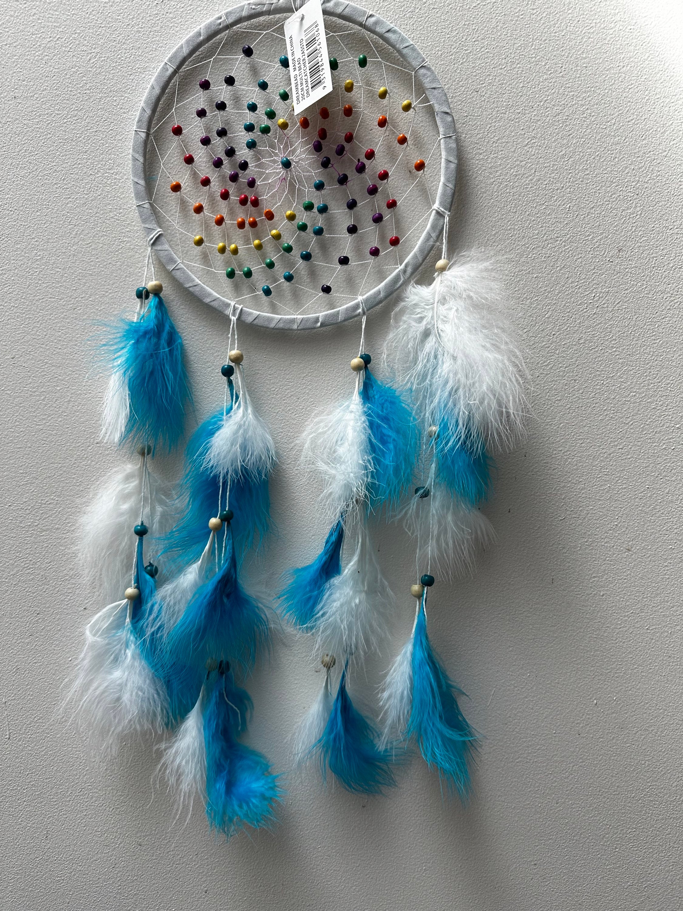 20cm multi bead dreamcatcher image 0