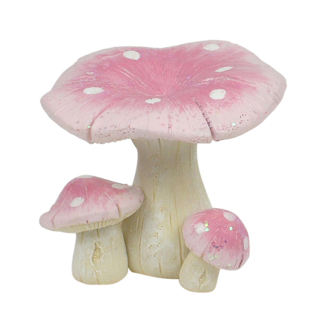 Pink or Lilac Glitter Mushroom - 5cm - twin or treble image 3