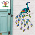 Metal Peacock on Show Wall Art image 1