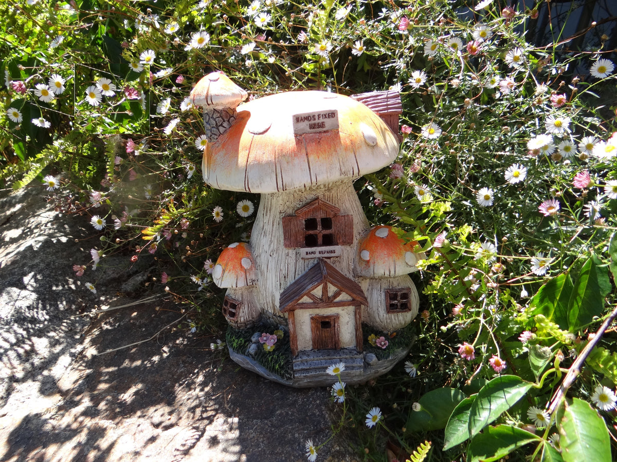 Solar powered Fairy Wand Repair Shop House image 3
