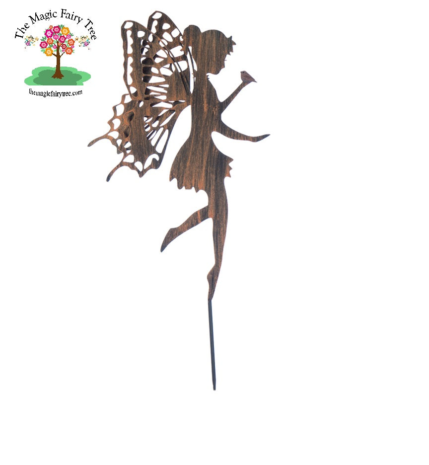 3D Butterfly Wings Metal Fairy Stake image 5