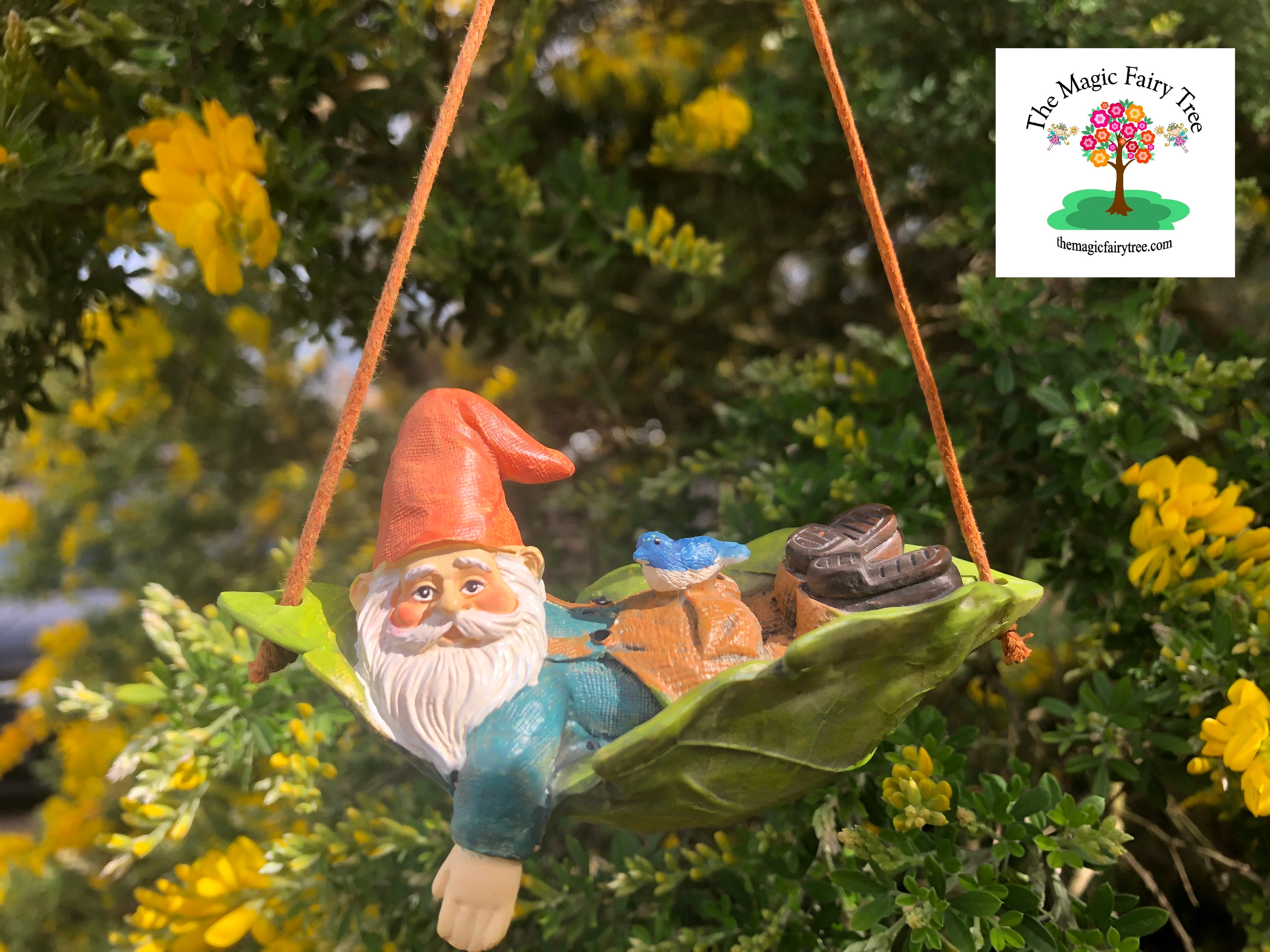 Gnome on a leaf swing image 2