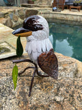 Kookaburra on a branch metal sculpture image 0