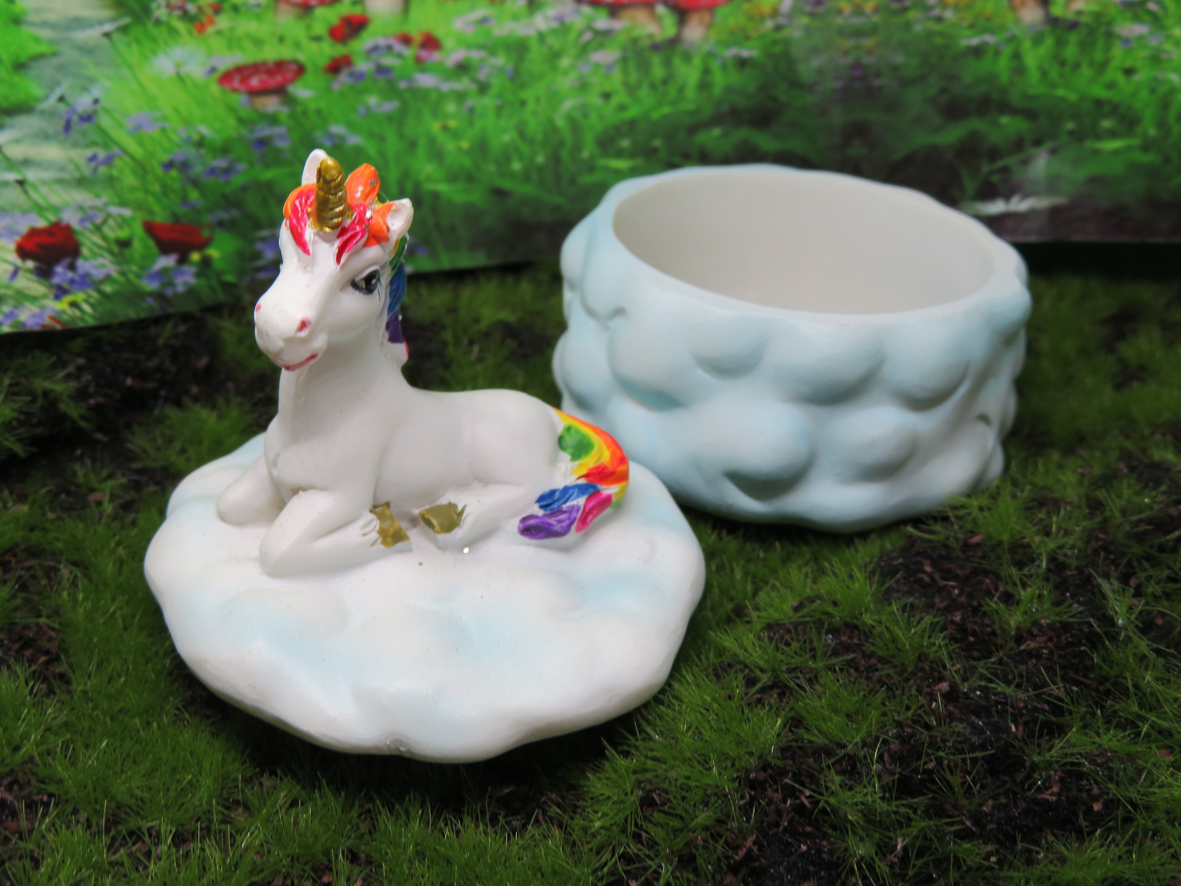 7cm rainbow unicorn box image 1
