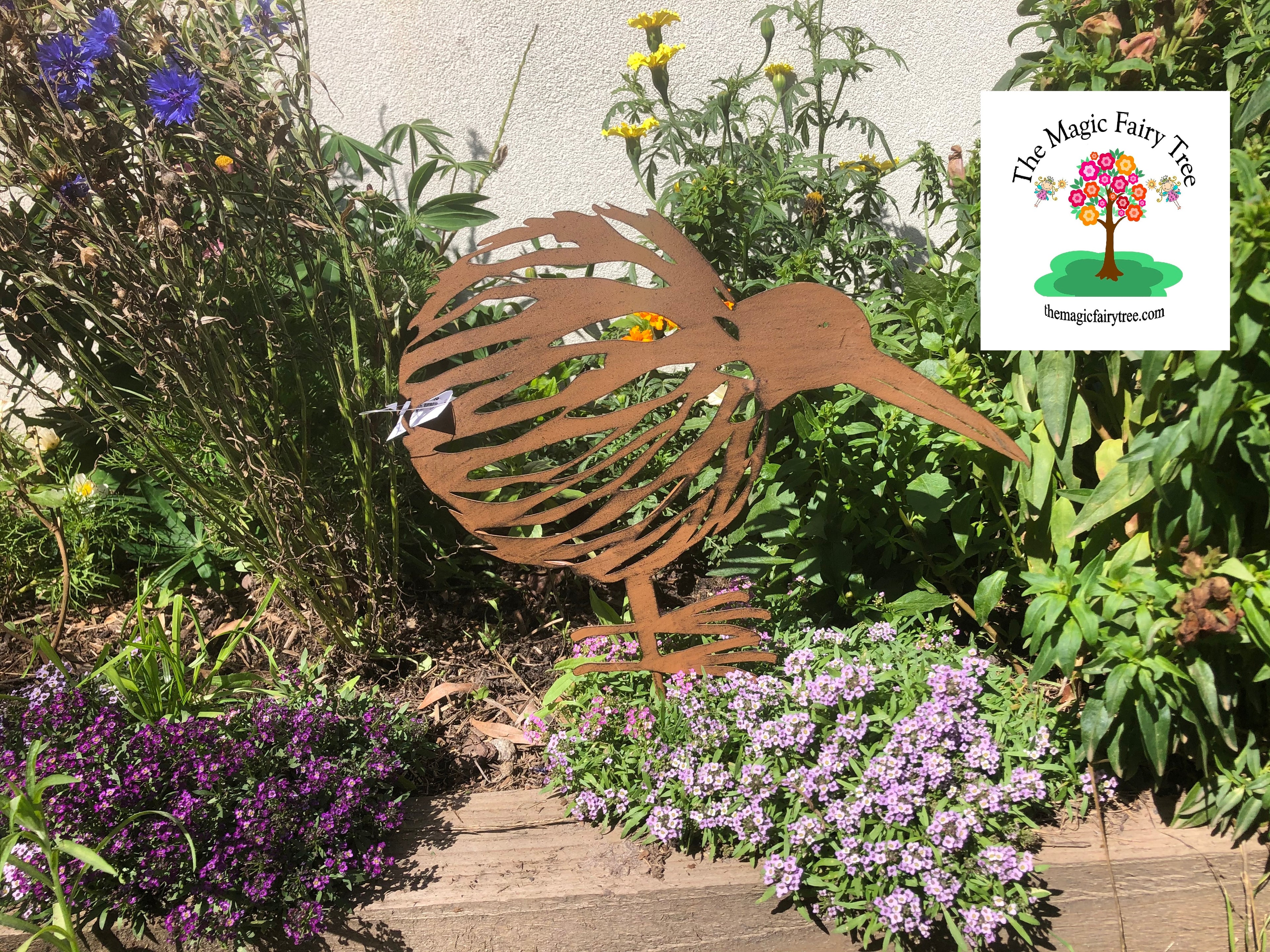 Metal Kiwi Garden Stake image 1
