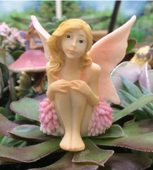 6cm Elf Fairy - hugging knees image 0