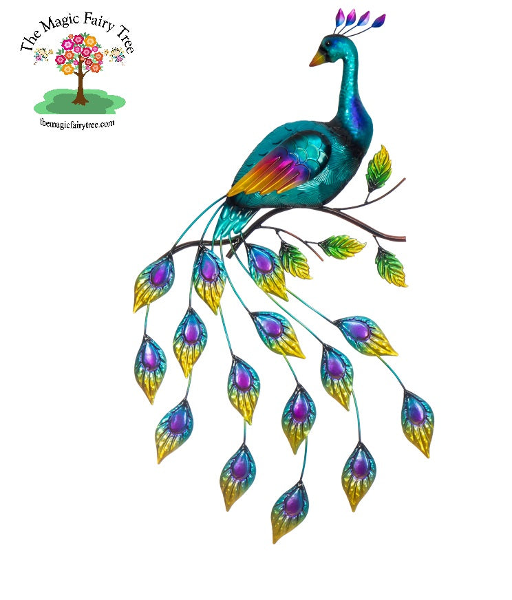 Metal Peacock on Show Wall Art image 0
