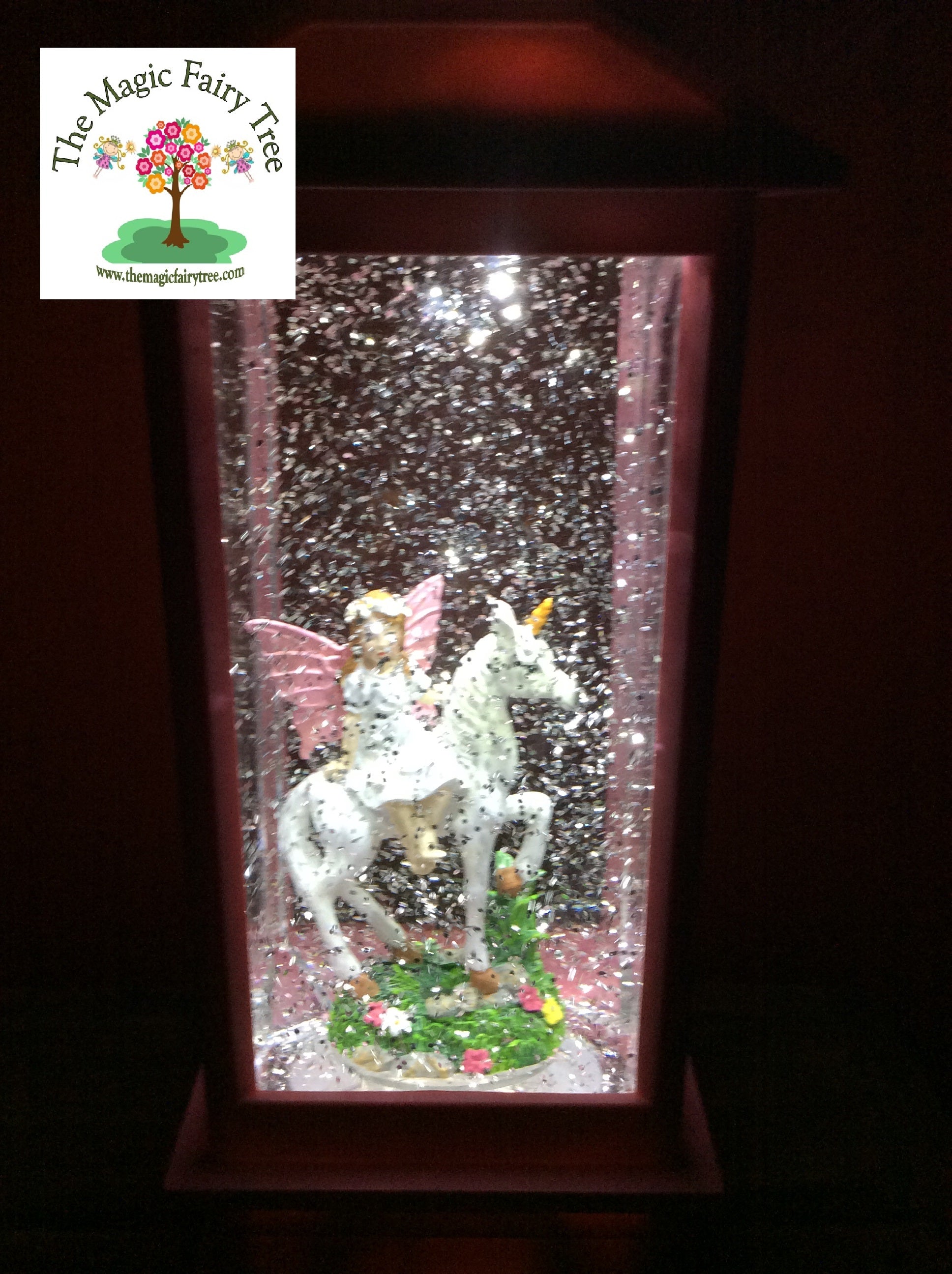 Fairy on Unicorn Lantern Lamp Night Light image 1