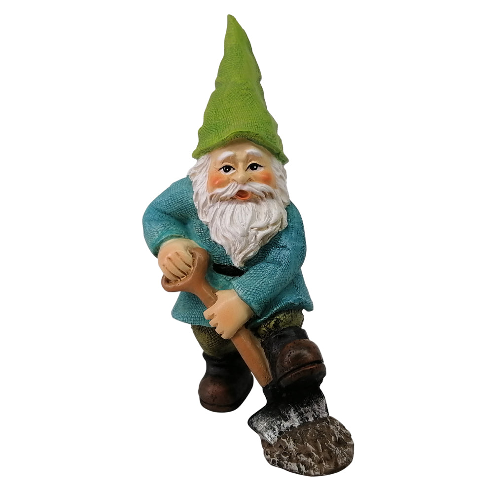 Miniature Gnome with Spade image 0