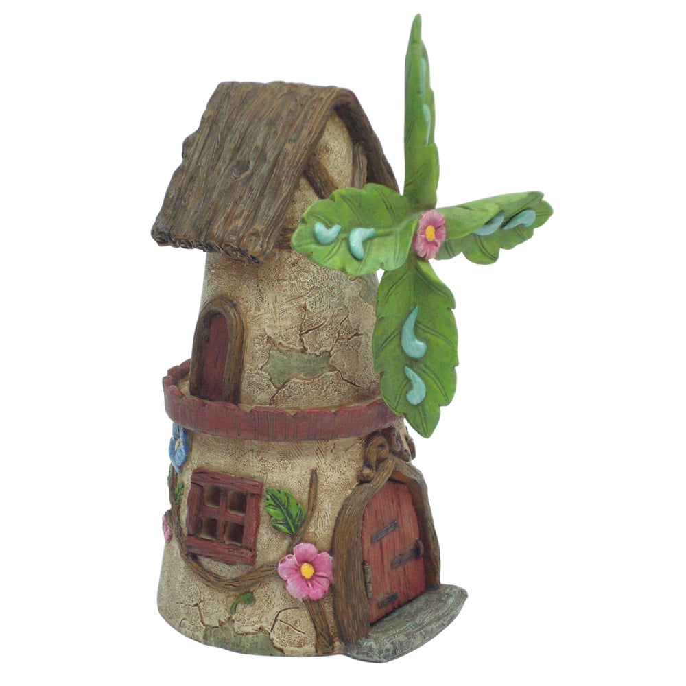Windmill Fairy House with opening door image 2