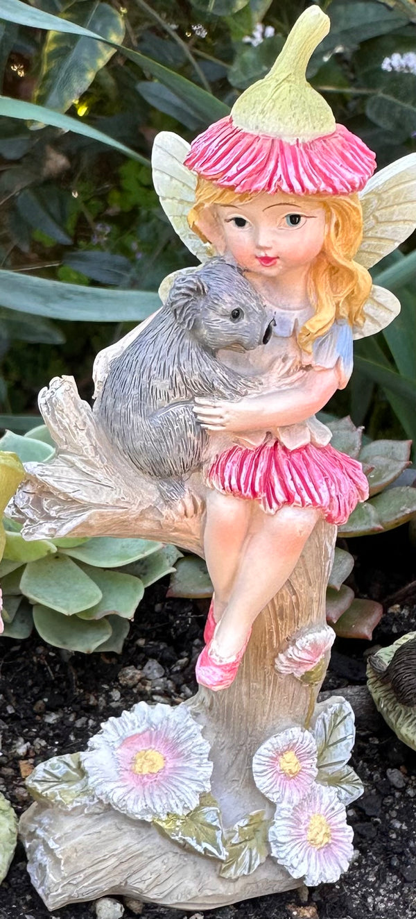 The Aussie Fairies - Gum Blossom Fairy with Koala