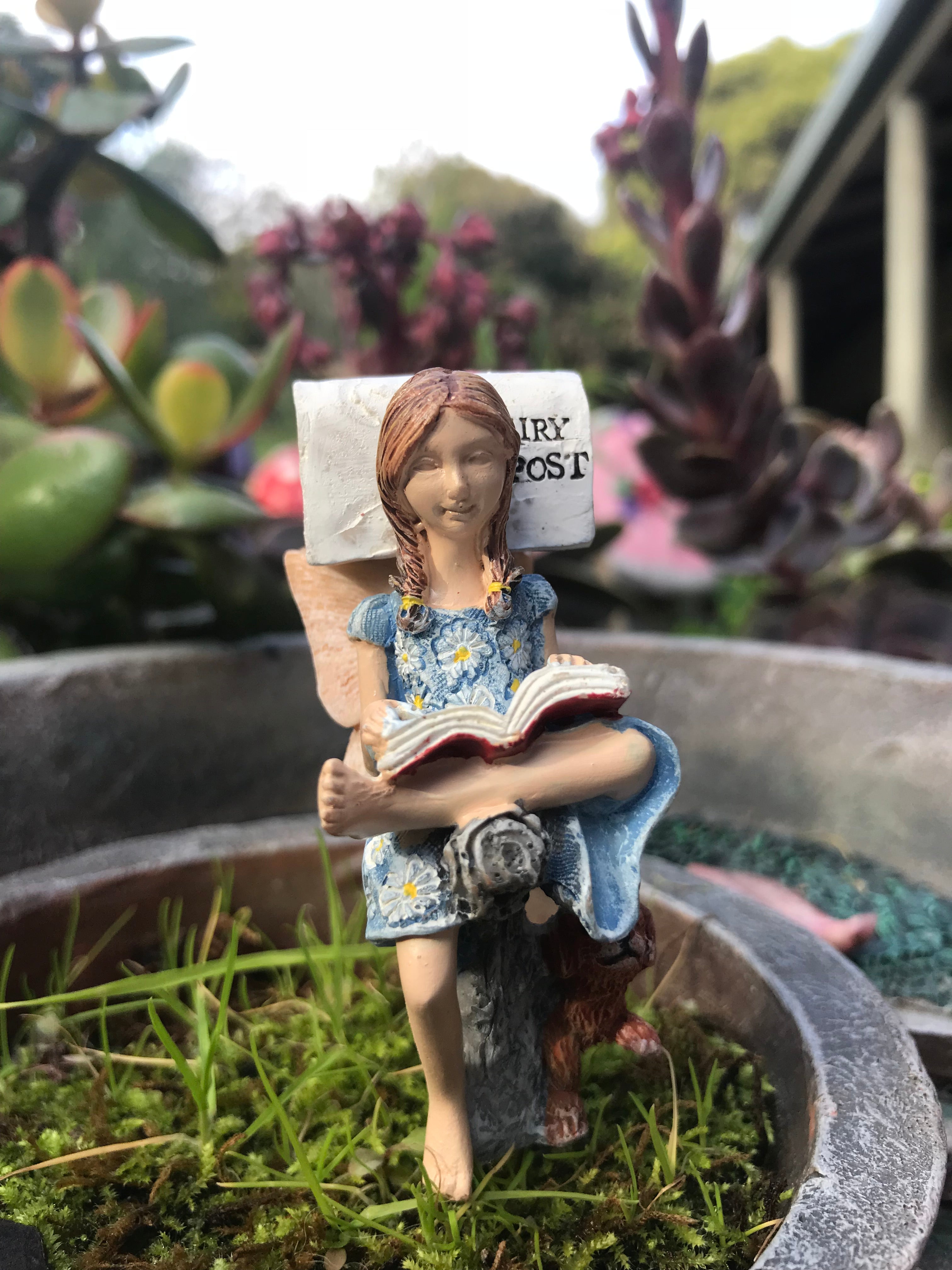 Waiting on Mail - Fairy with Puppy image 2