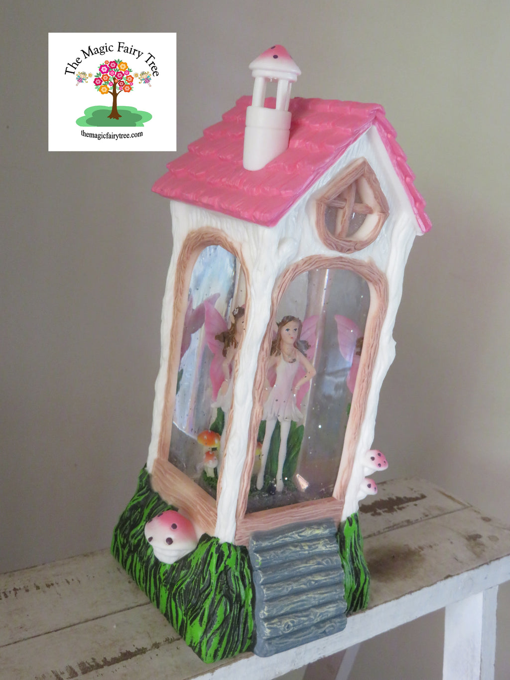 Fairy House Lantern - Pink Fairy Design image 2