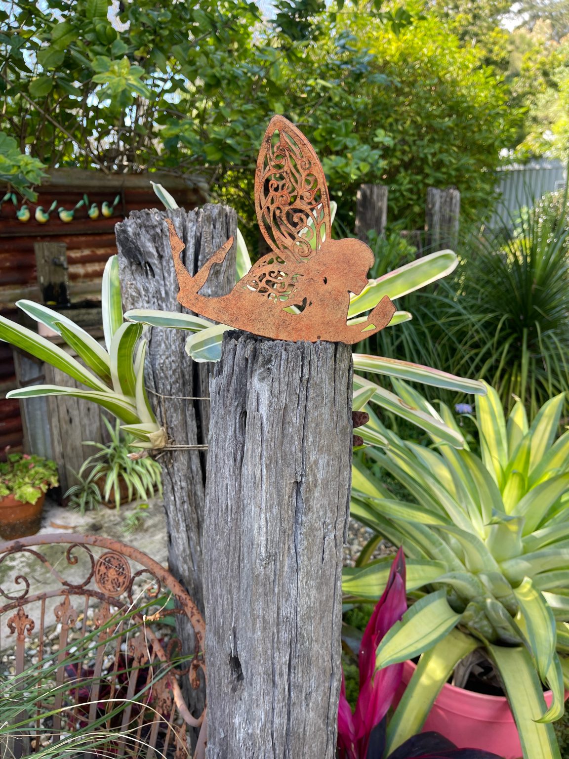 Rusty Fairy Fence Sitters image 1
