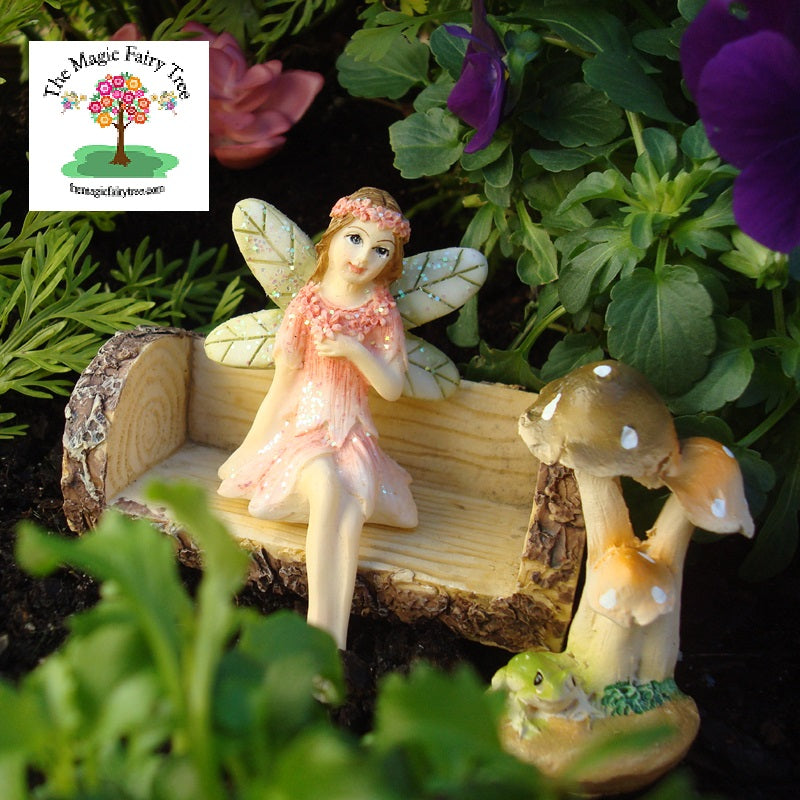 Fairy Furniture - Log Bench image 2