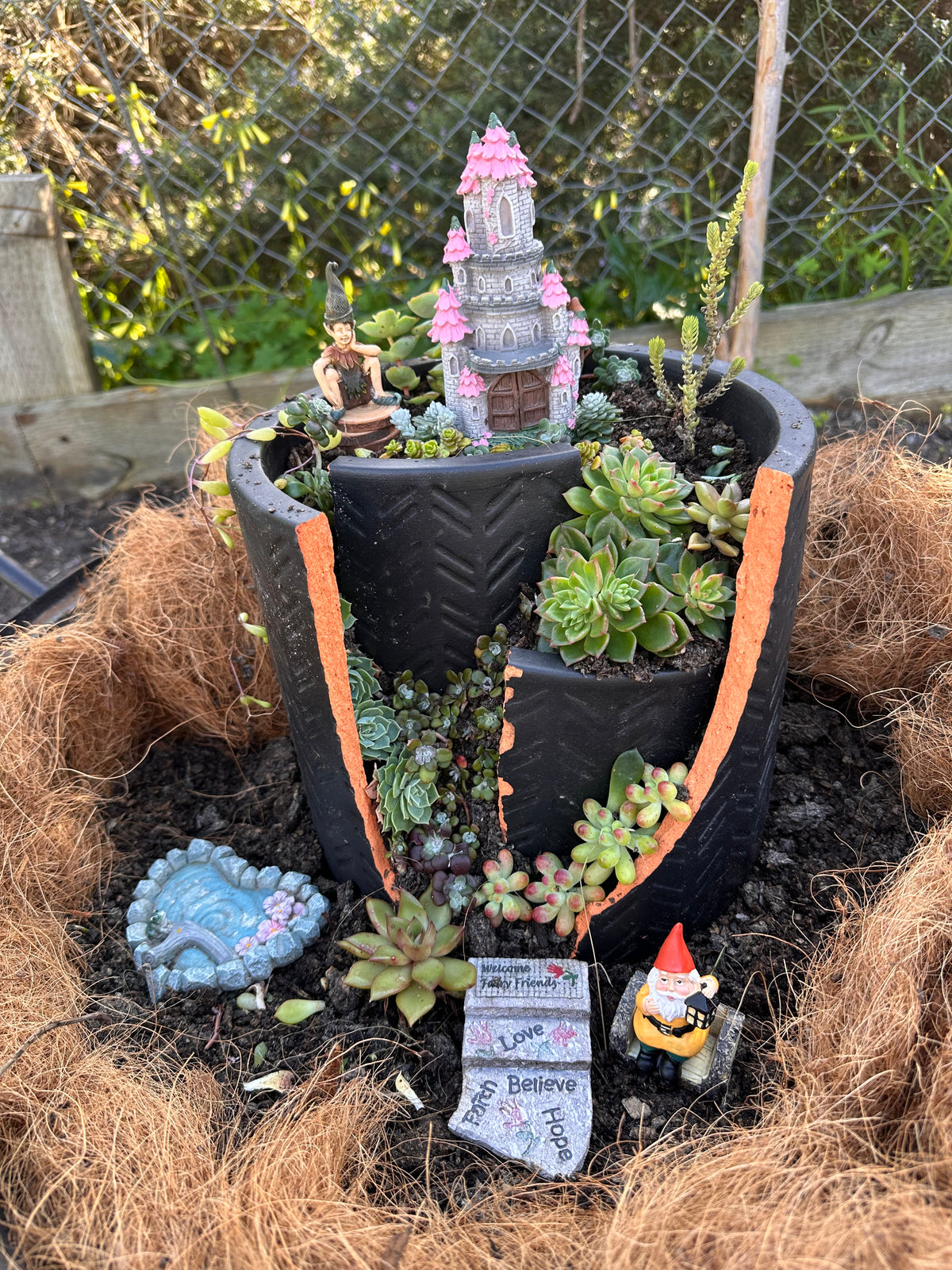 15cm fairy castle house