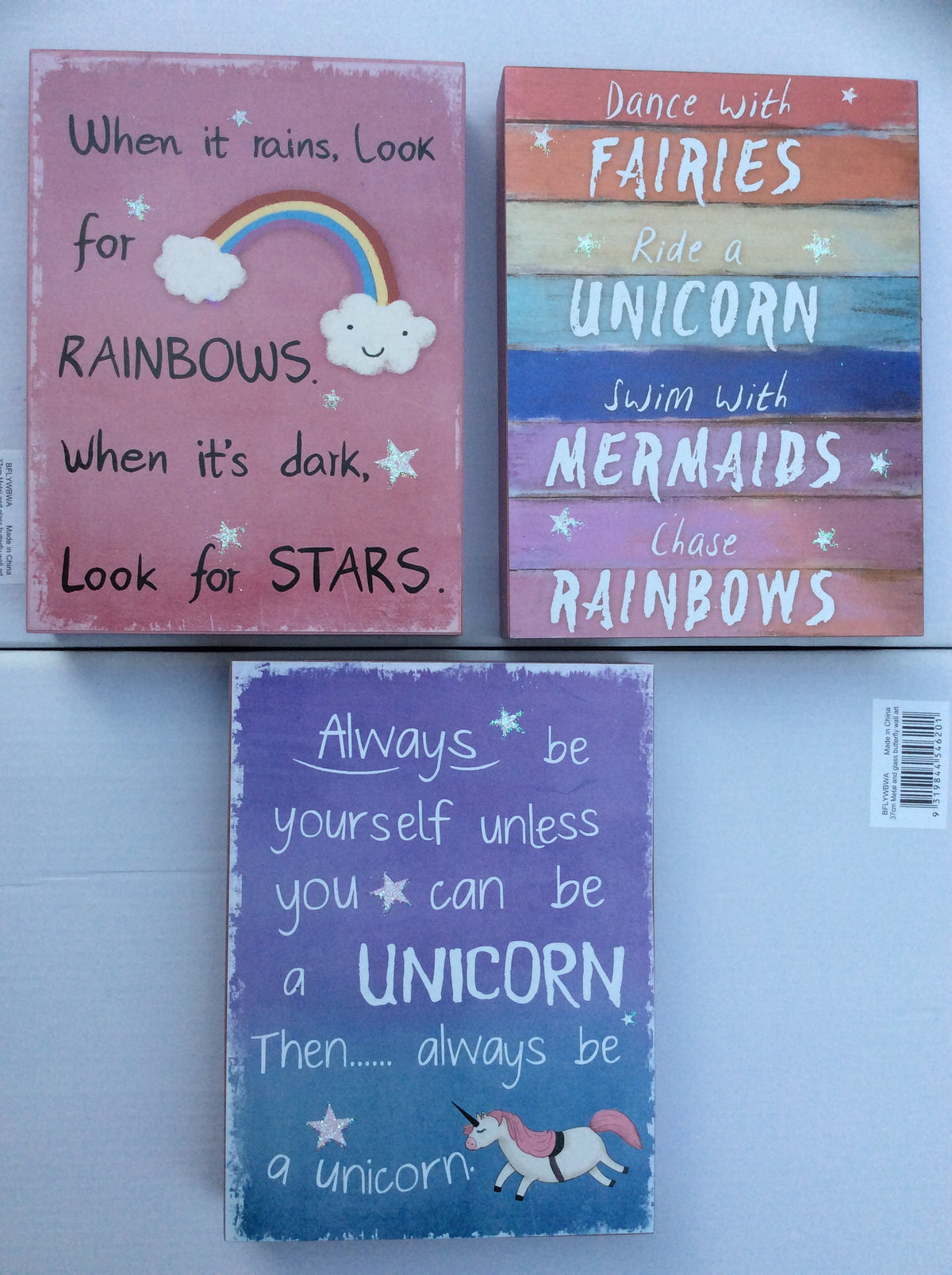 Unicorn Inspirational Plaques image 0