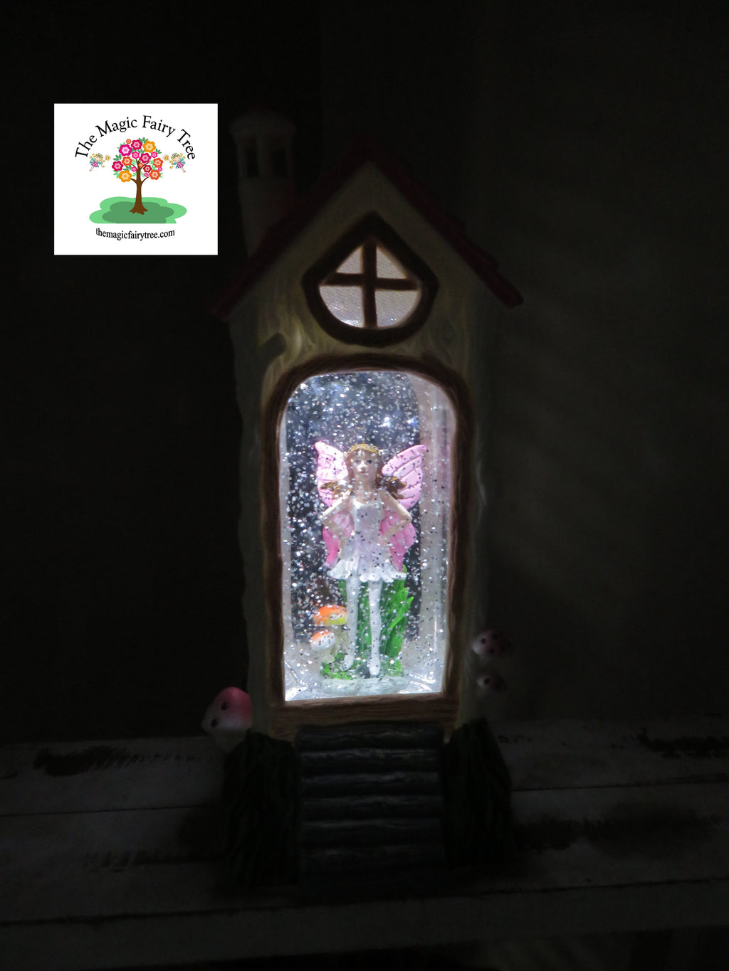 Fairy House Lantern - Pink Fairy Design image 1
