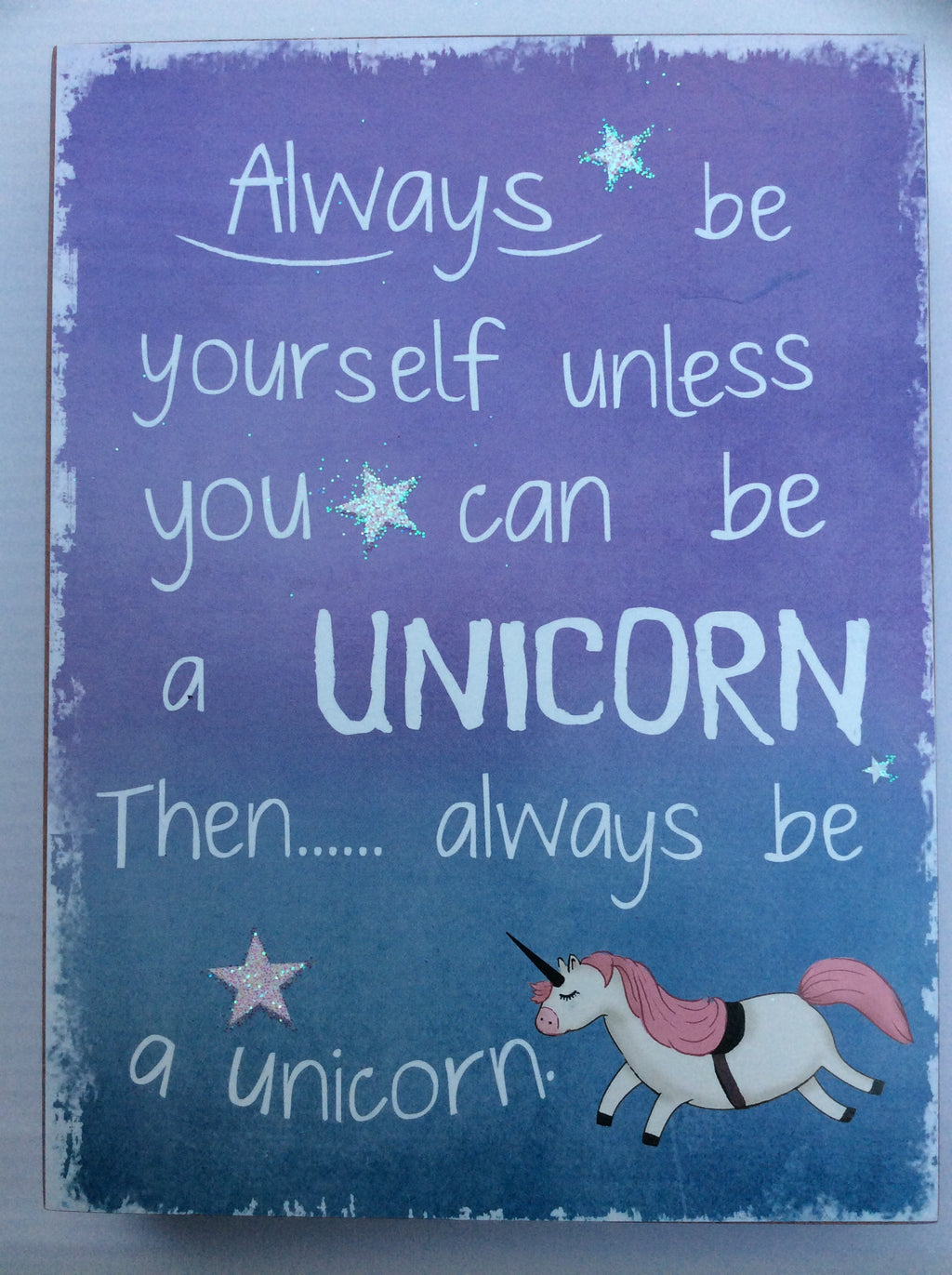 Unicorn Inspirational Plaques image 1