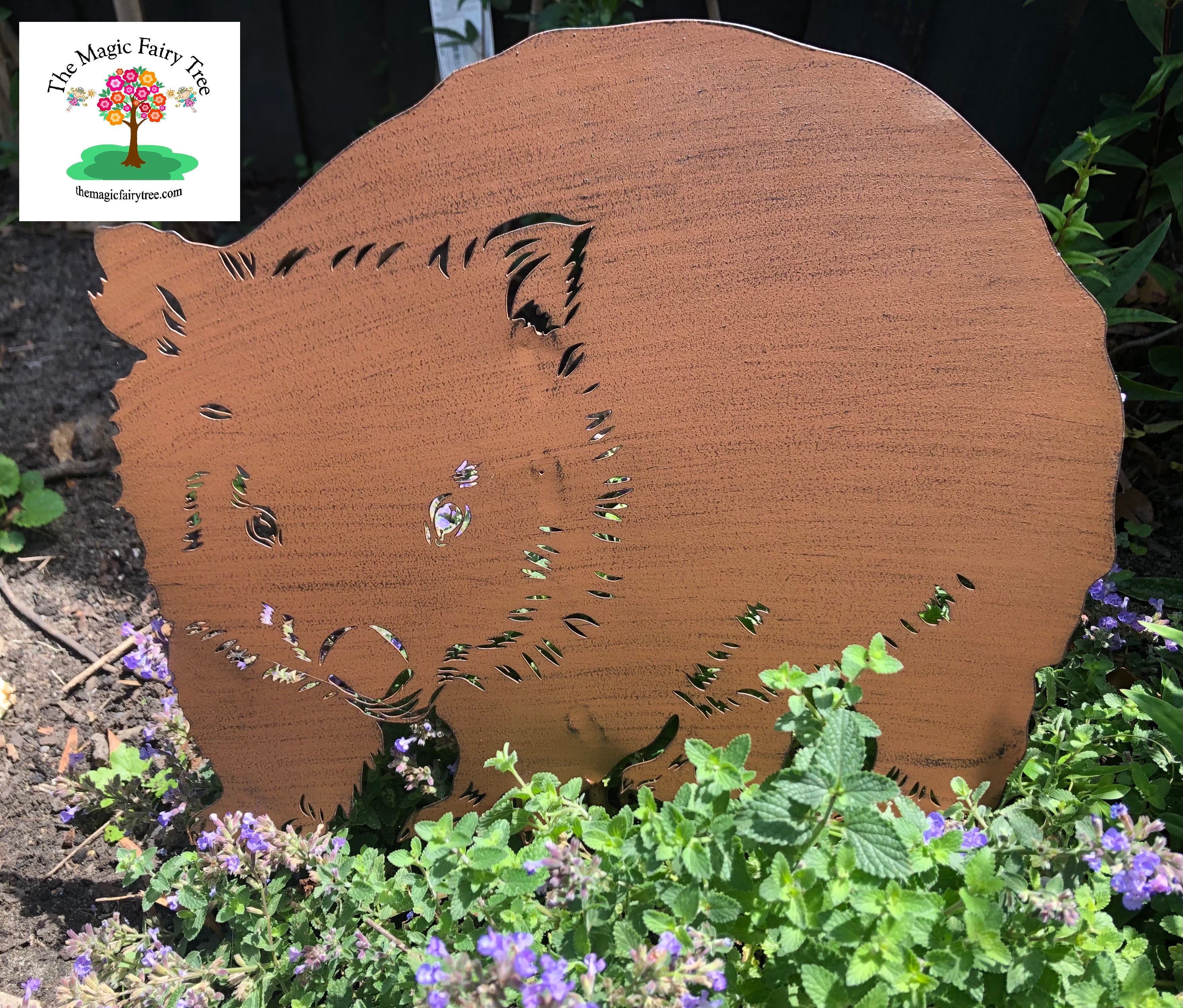 Metal Wombat Garden Stake image 0