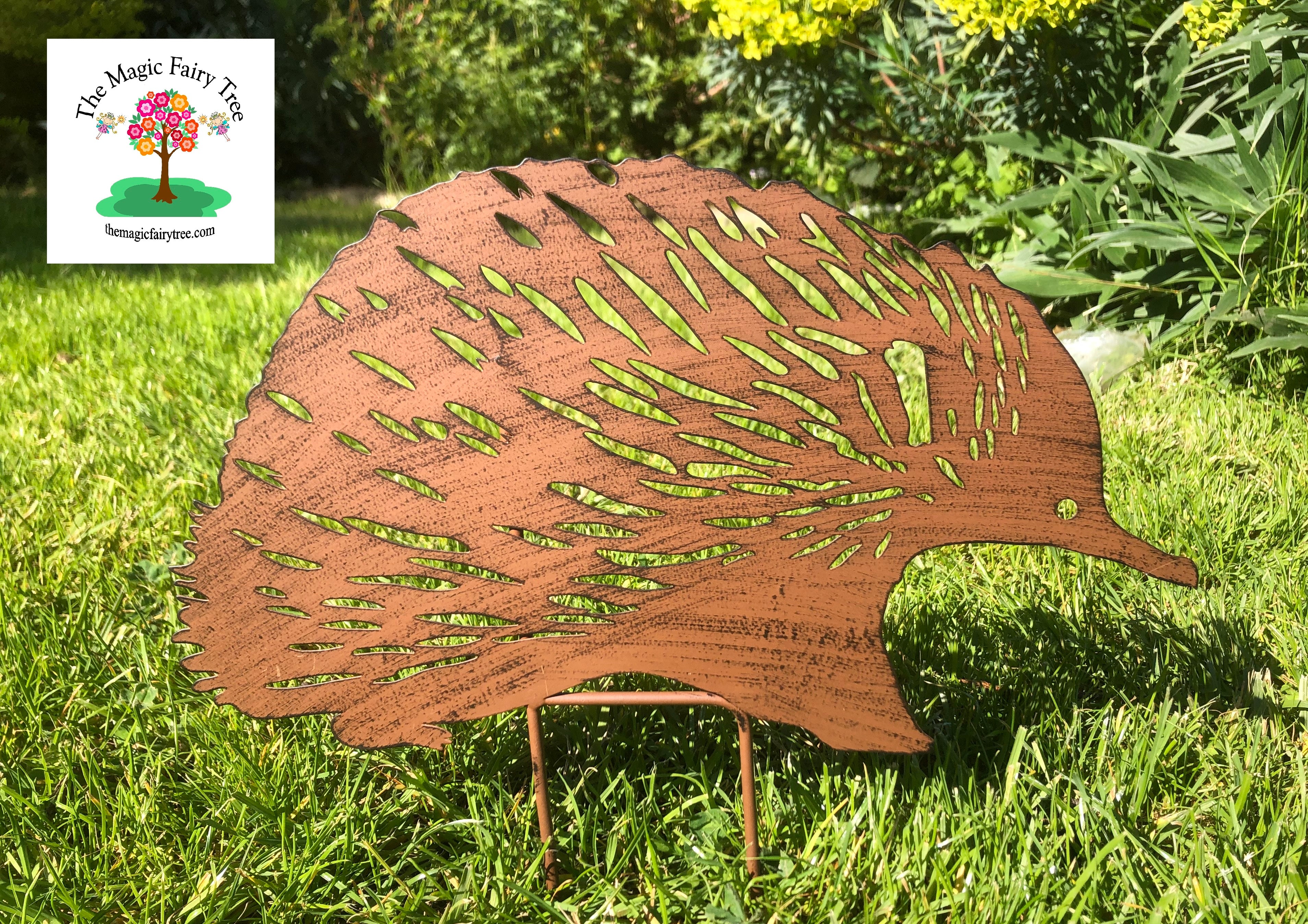 35cm Metal Echidna Garden Stake image 0
