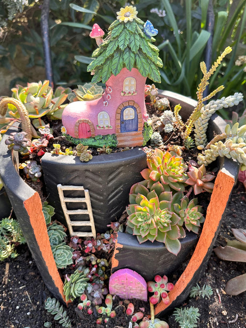 14cm Fairy Boot House