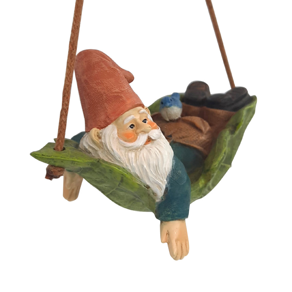 Gnome on a leaf swing image 1