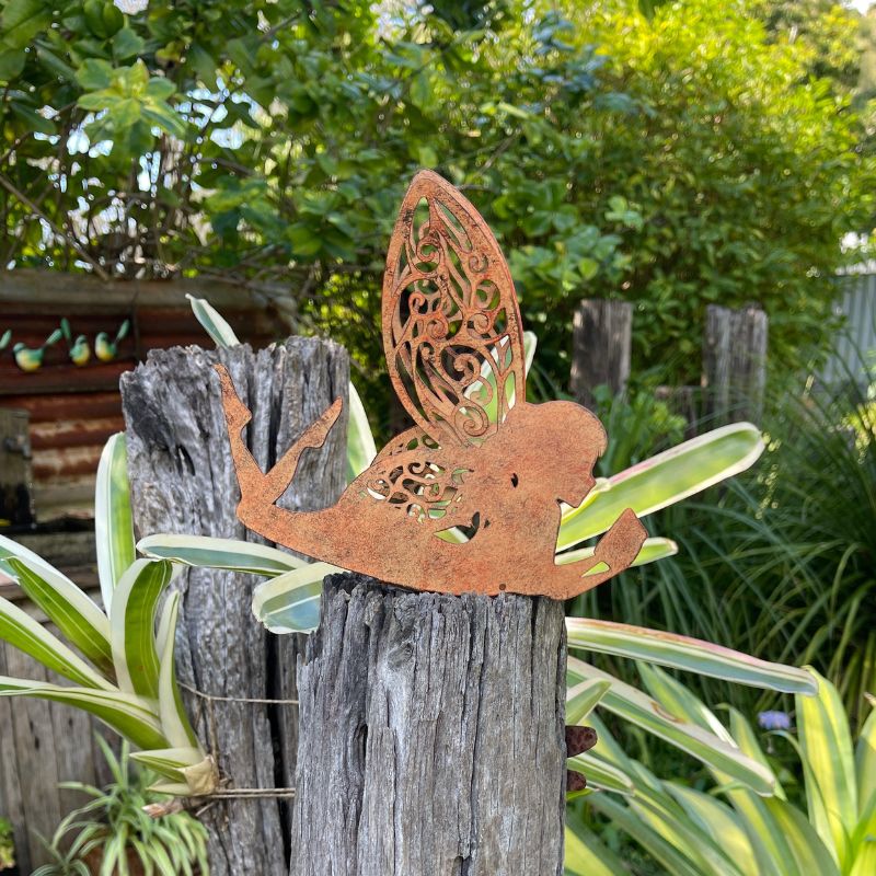 Rusty Fairy Fence Sitters image 0