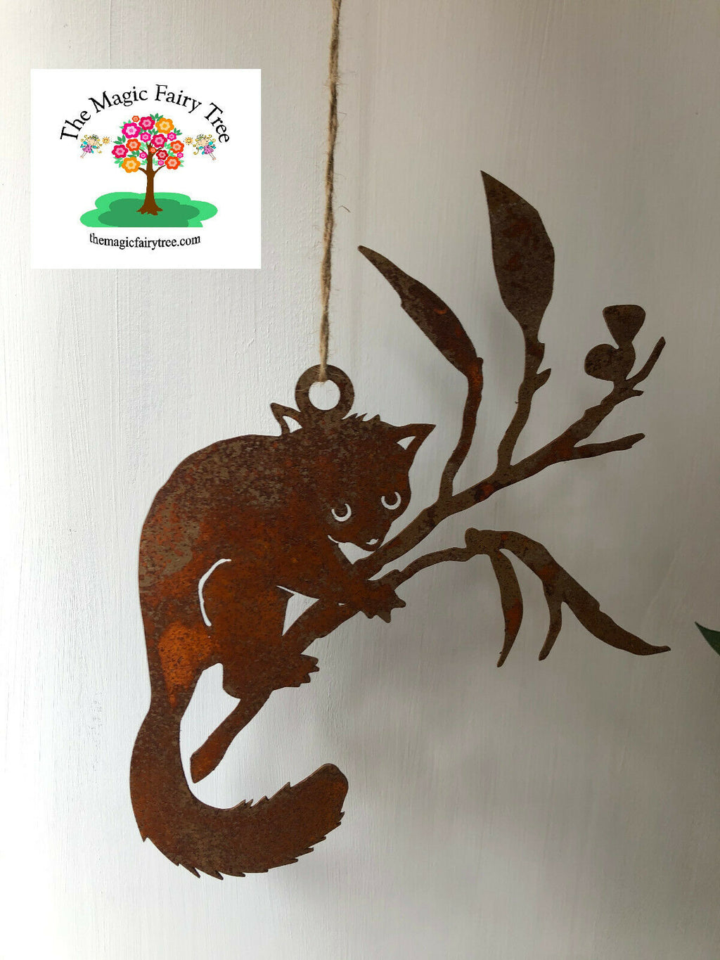 Rusty Ringtail Possum Wall Art Garden Plaque image 2