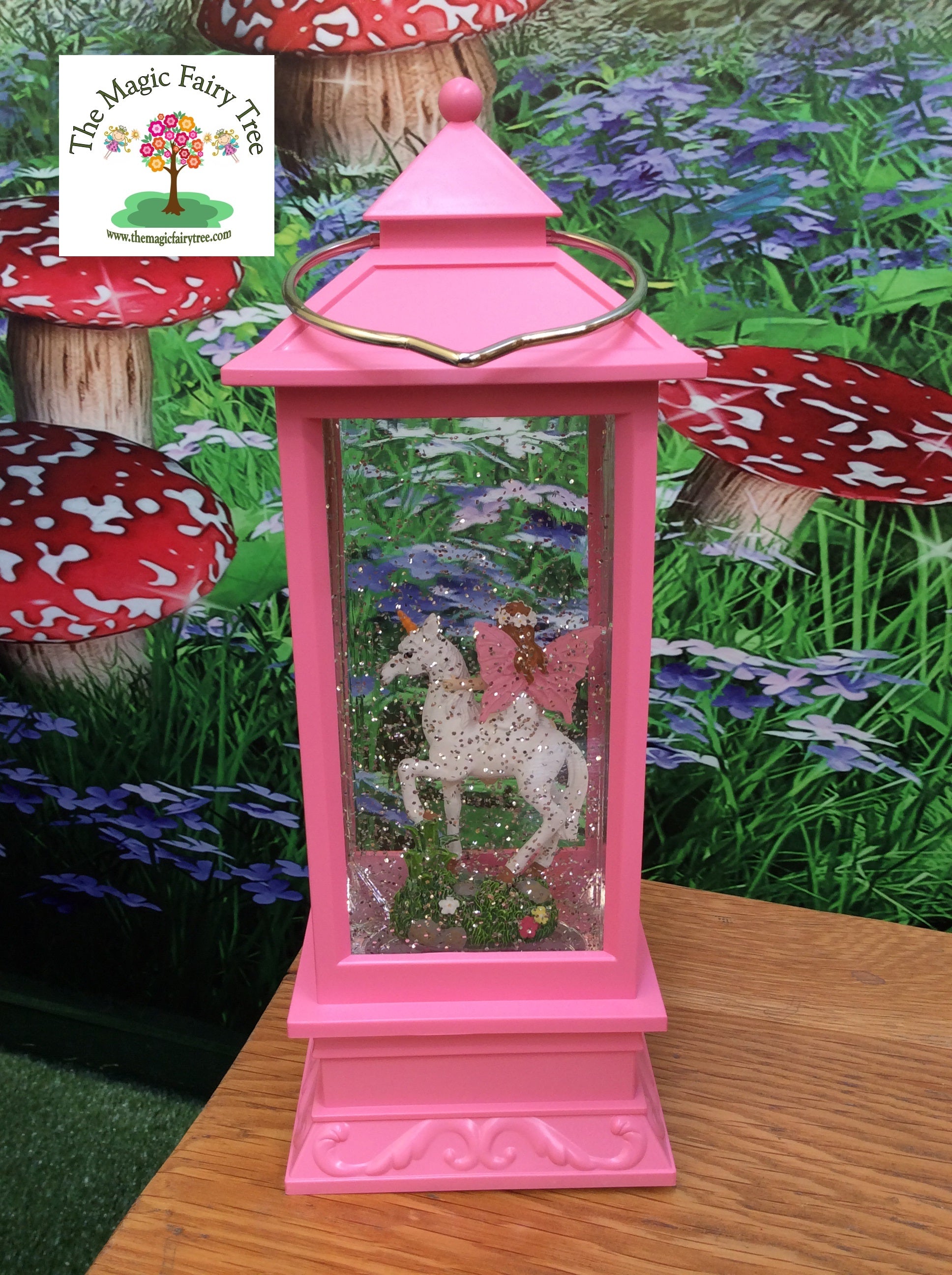 Fairy on Unicorn Lantern Lamp Night Light image 0