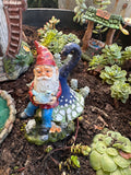 13cm gnome with mushroom