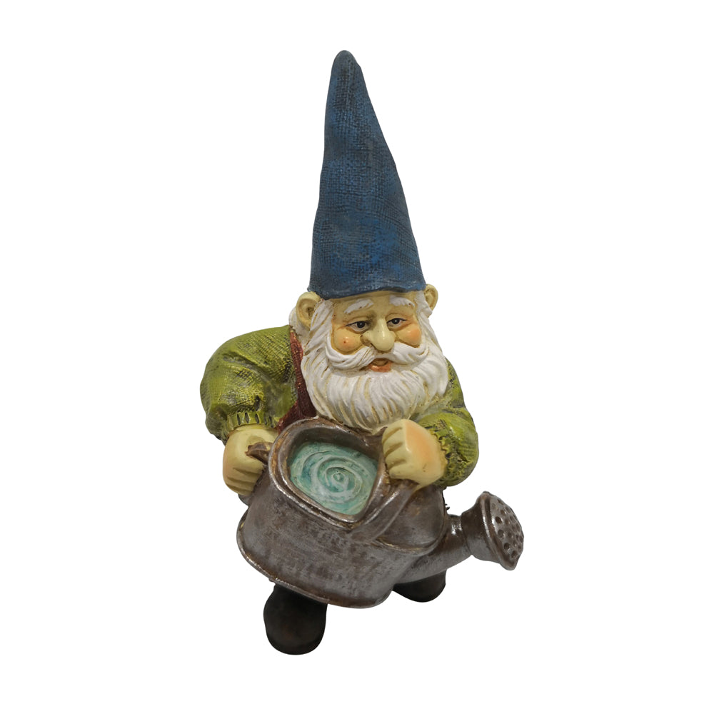 Miniature gnome with watering can image 0