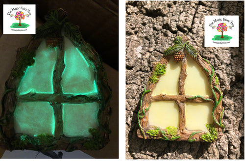 Glow in the Dark Arched Fairy Window image 0