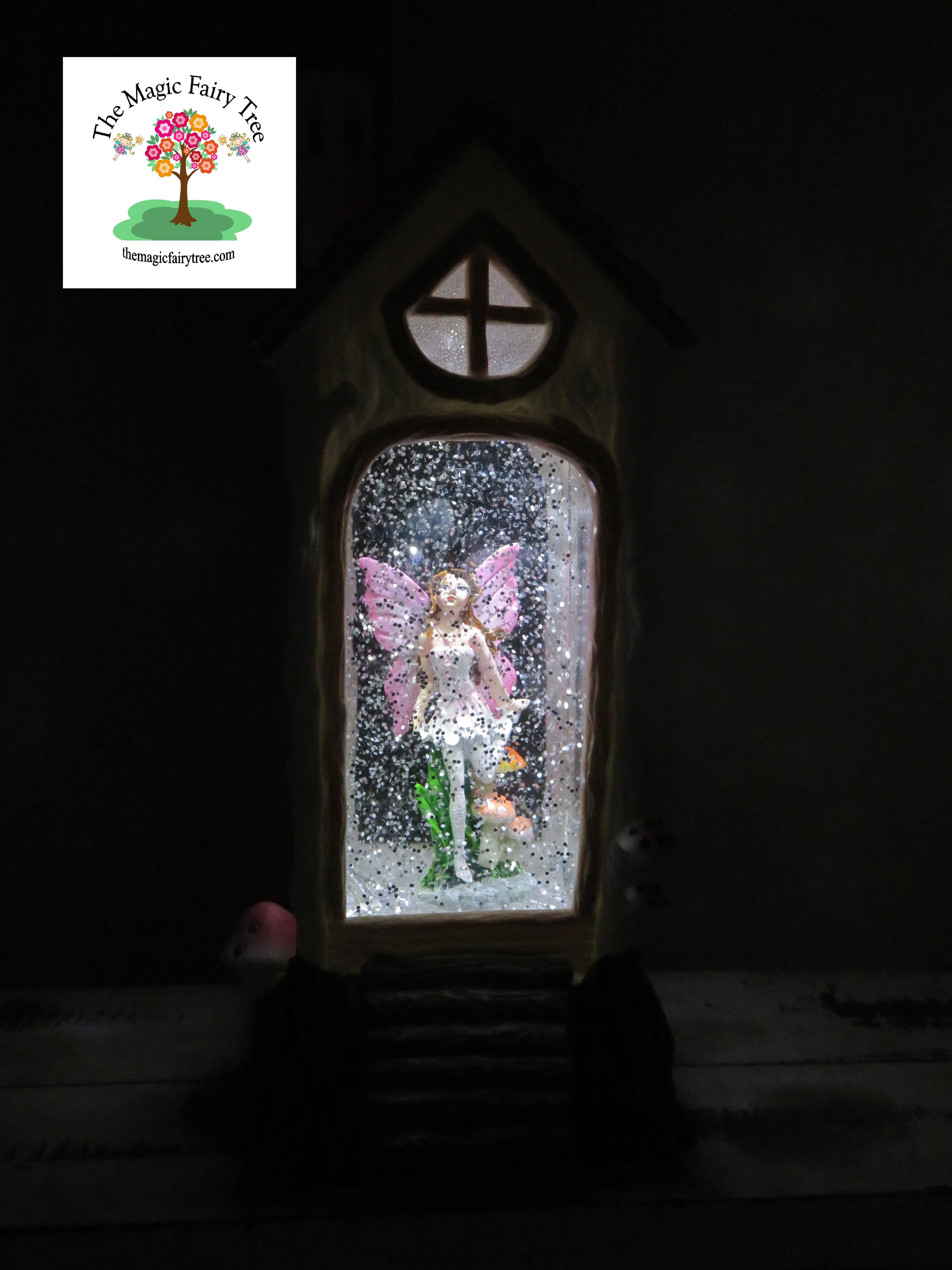 Fairy House Lantern - Pink Fairy Design 2 image 2