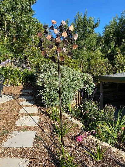 Bronze Leaf Windspinner