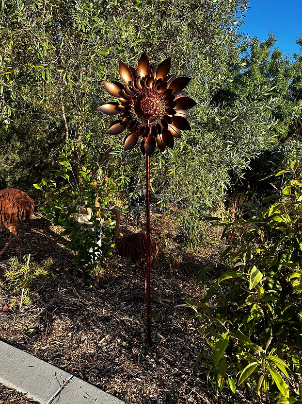 Helios Sunflower Windspinner