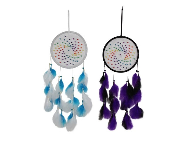 20cm multi bead dreamcatcher image 1